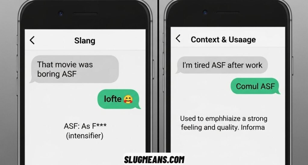 ASF Meaning in Text and Chat