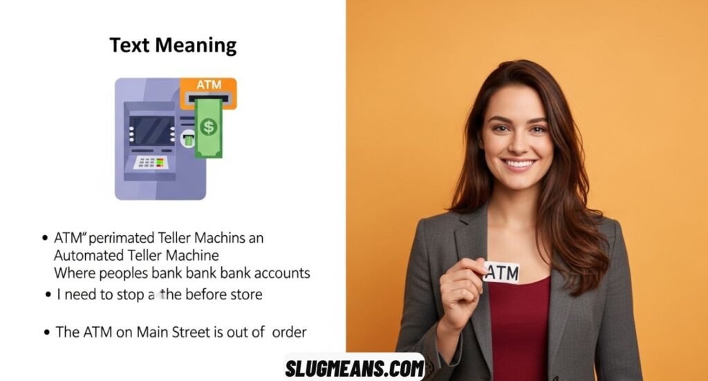 ATM Meaning in Text and Slang