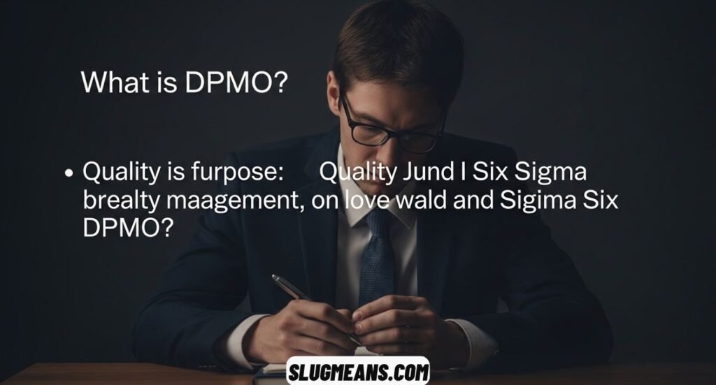 DPMO Meaning in Text