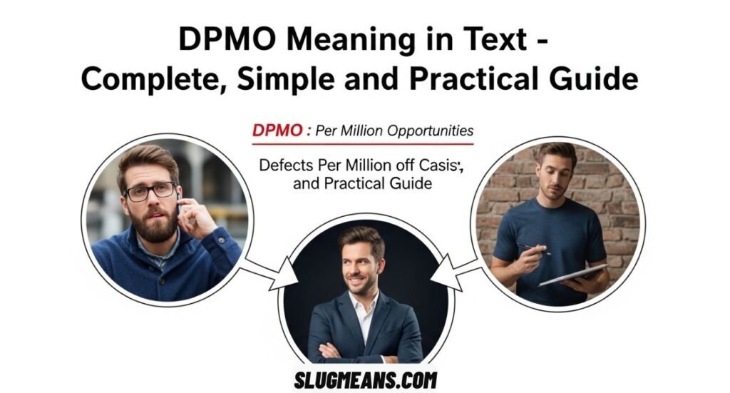 DPMO Meaning in Text