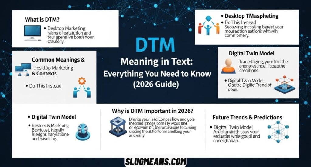 DTM Meaning in Text