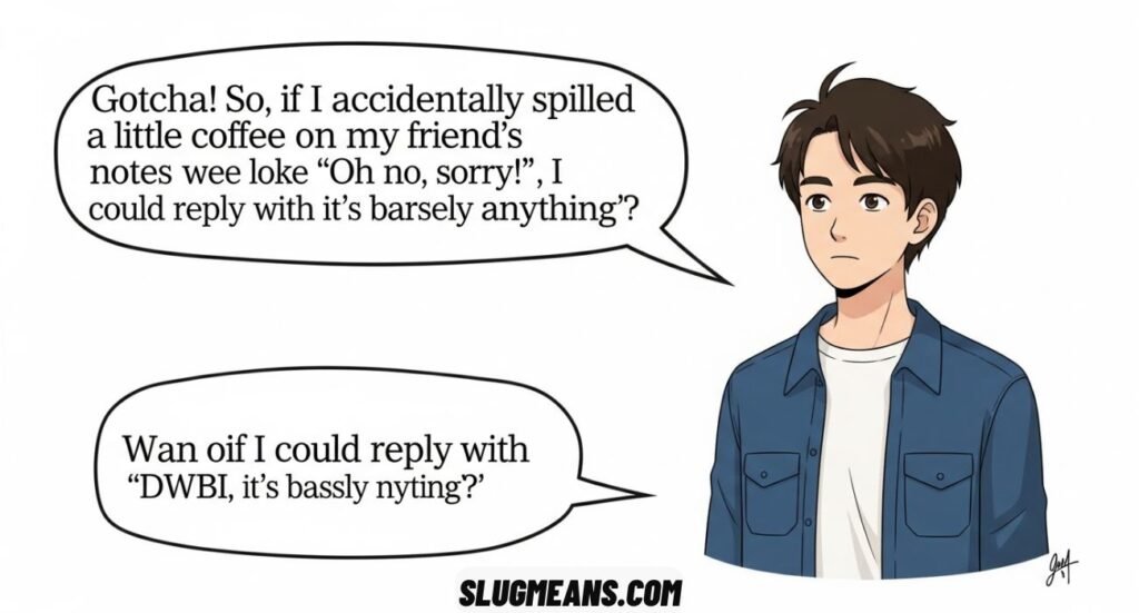 DWBI Meaning in Text