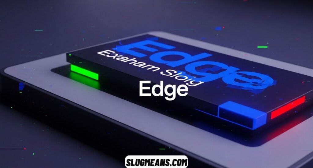 Edge Meaning Slang