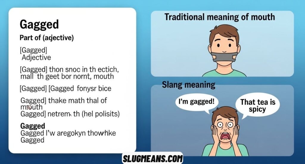 Gagged Meaning Slang