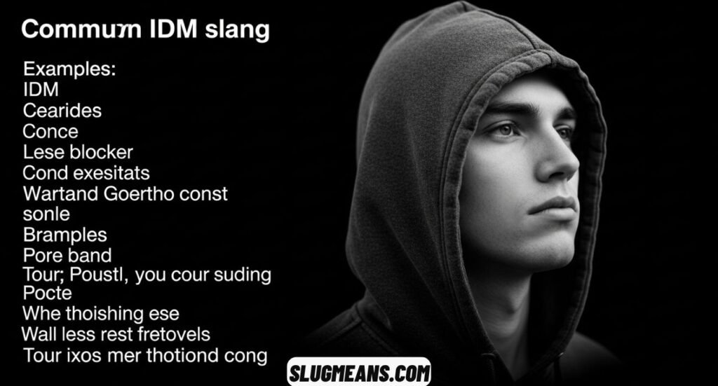 IDM Slang Meaning