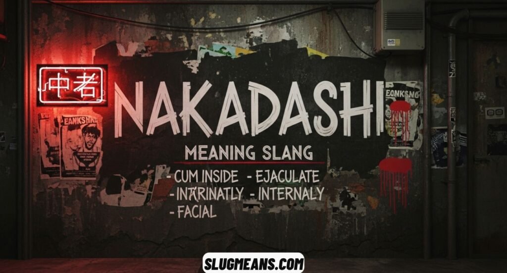 Nakadashi Meaning Slang