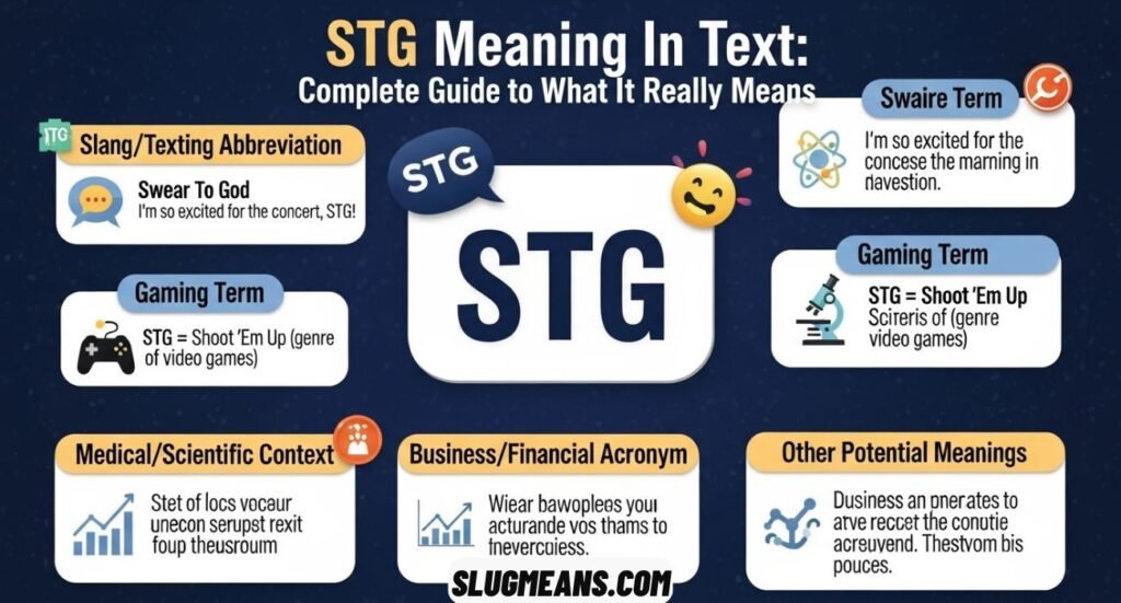 STG Meaning in Text