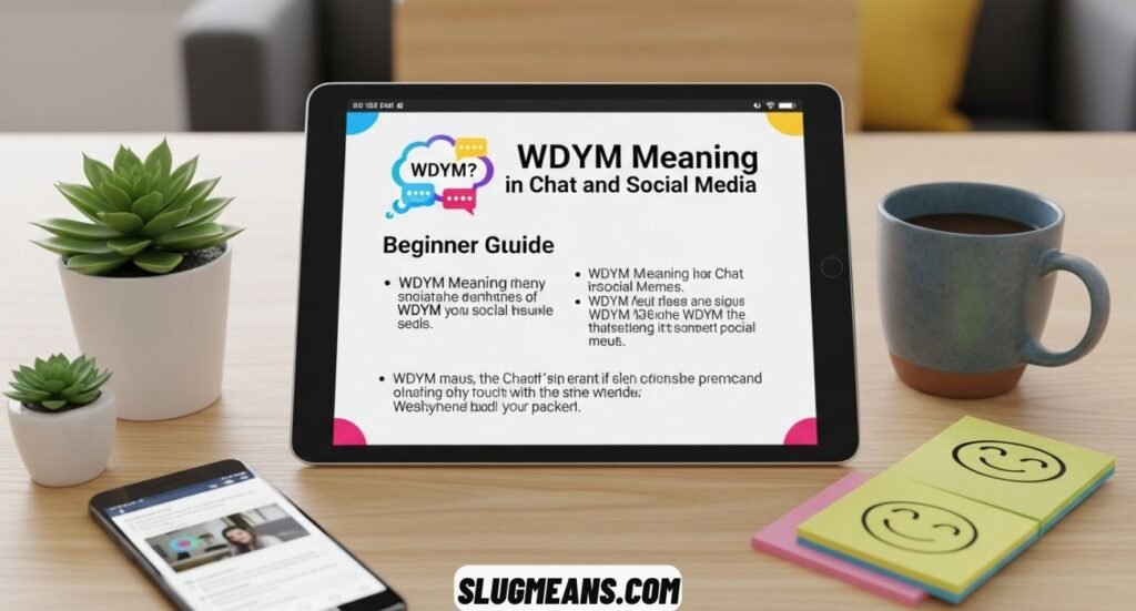 WDYM Meaning in Chat and Social Media