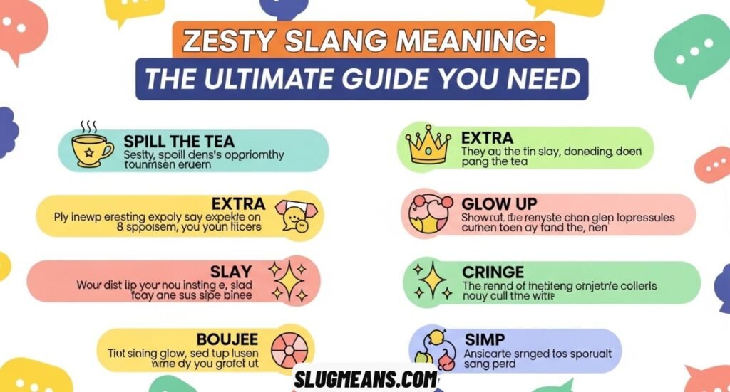 Zesty Slang Meaning