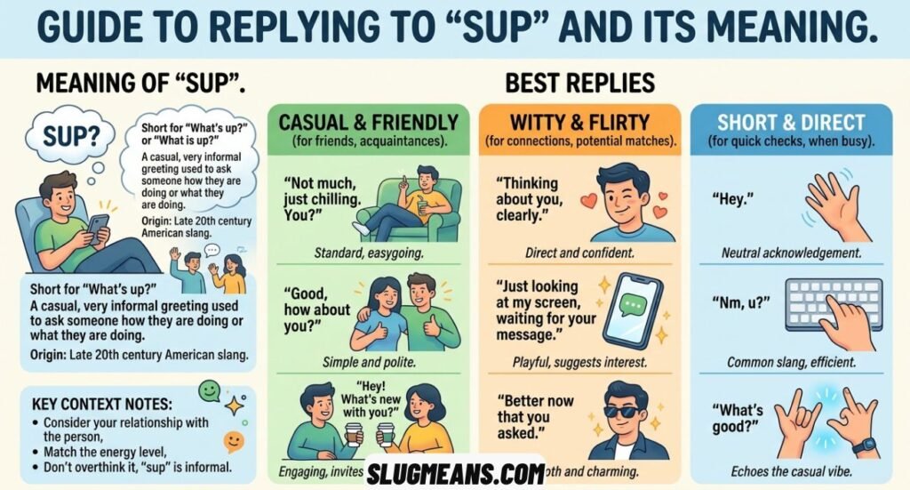Best Reply to SUP and Its Meaning