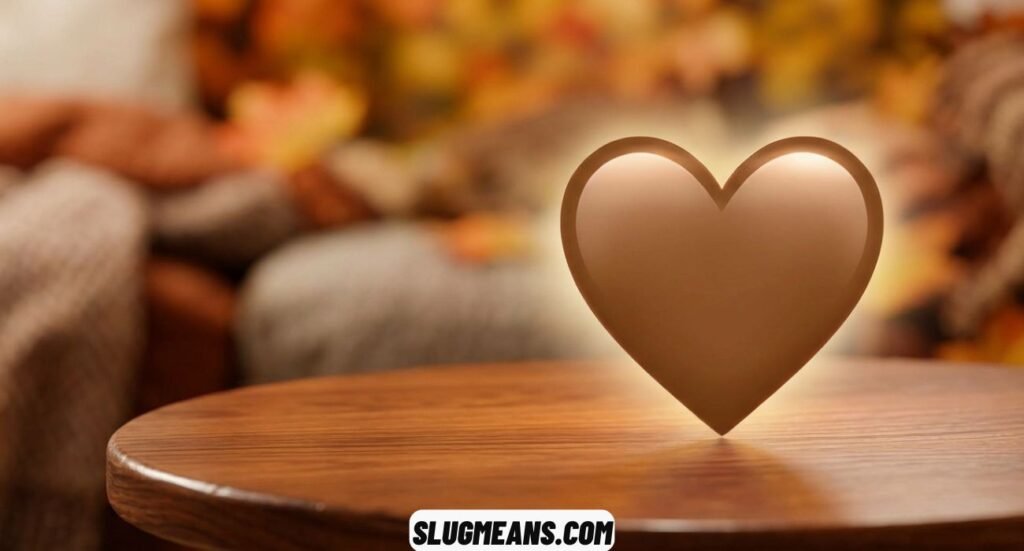 Brown Heart Emoji Meaning