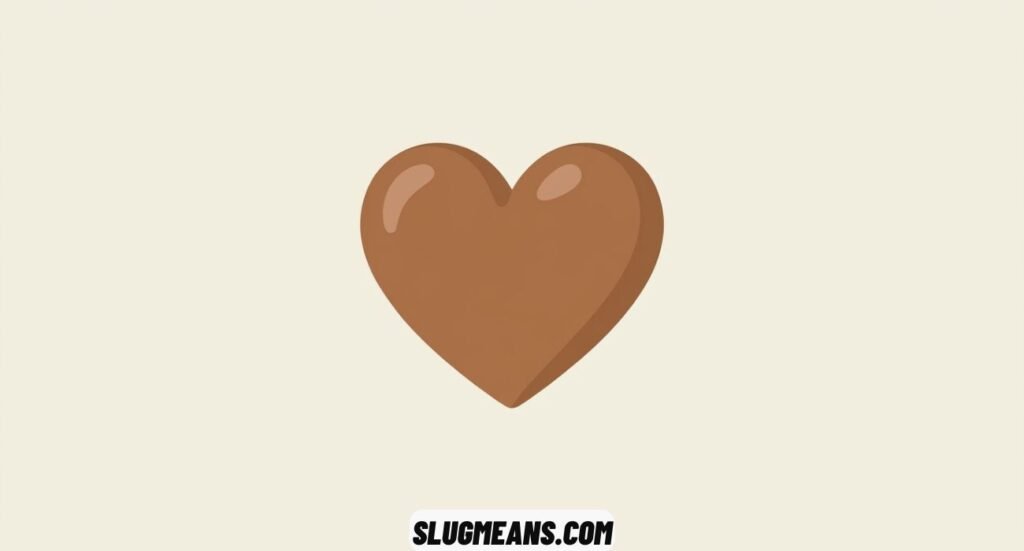Brown Heart Emoji Meaning