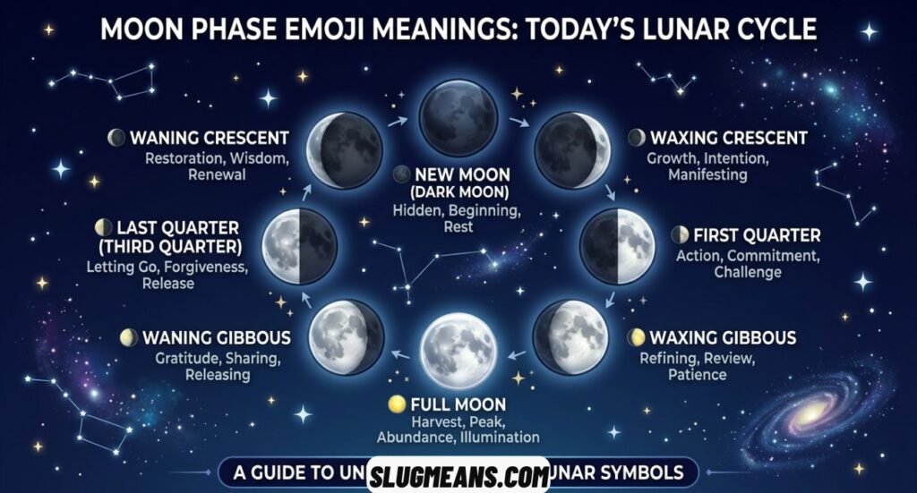 Current Phase of the Moon Emoji