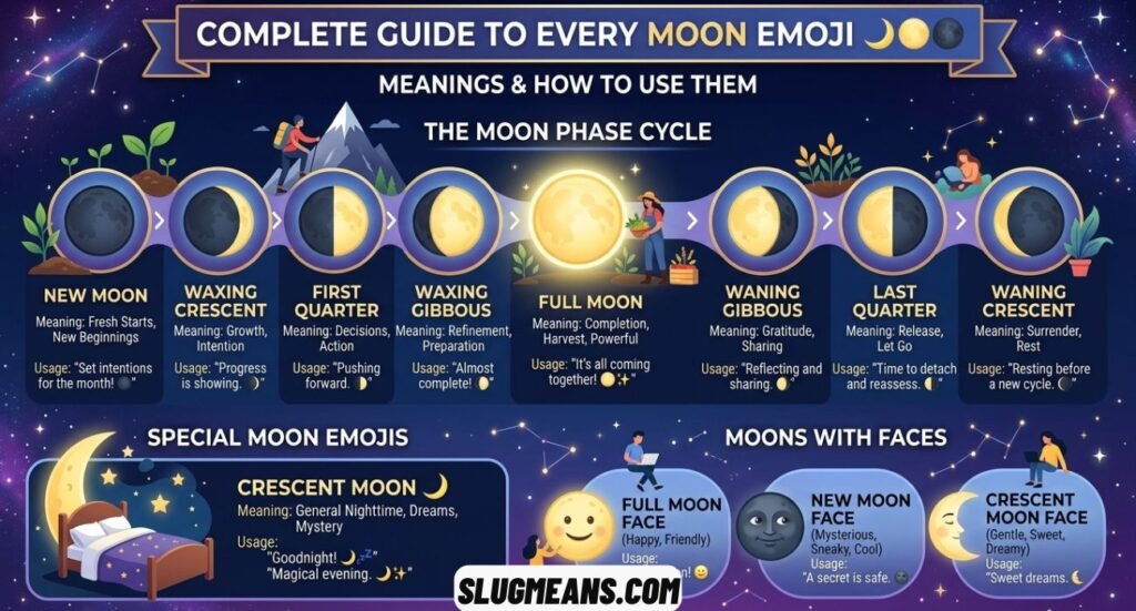 Moon Emoji Meaning