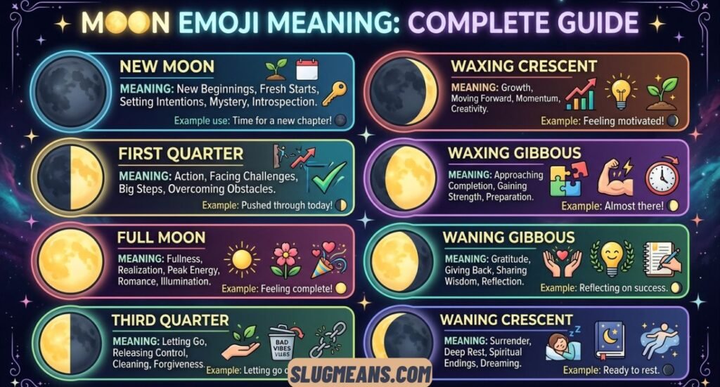 Moon Emoji Meaning