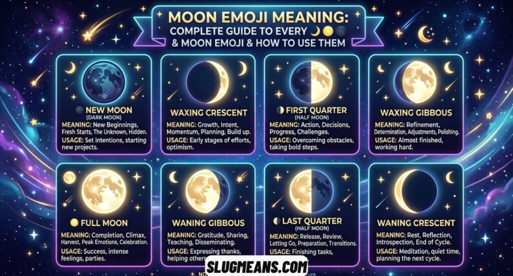 Moon Emoji Meaning