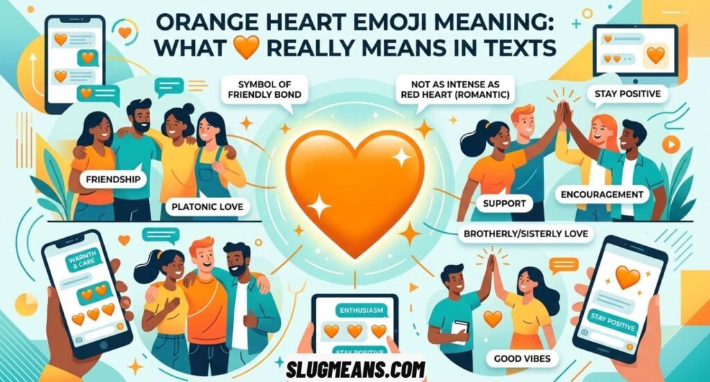 Orange Heart Emoji Meaning