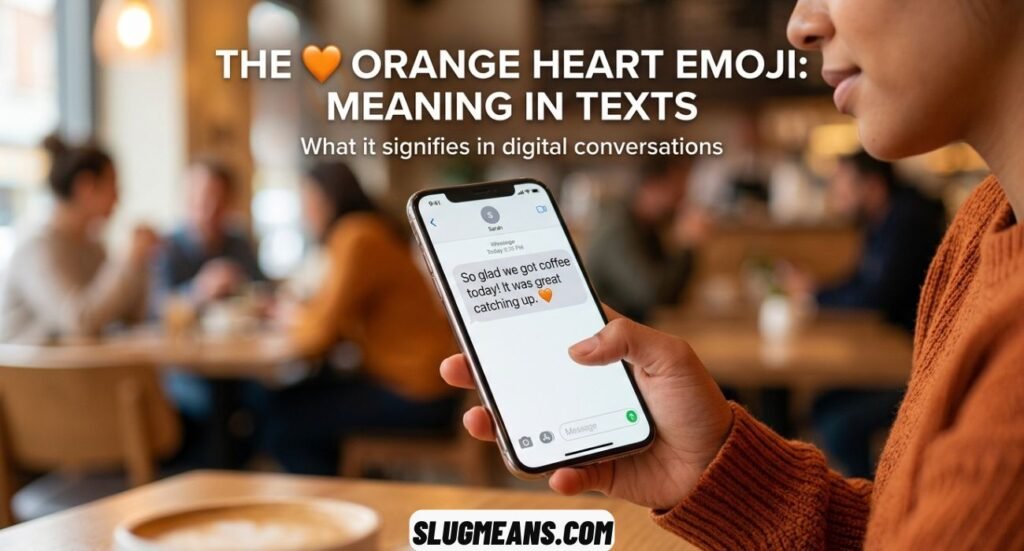 Orange Heart Emoji Meaning