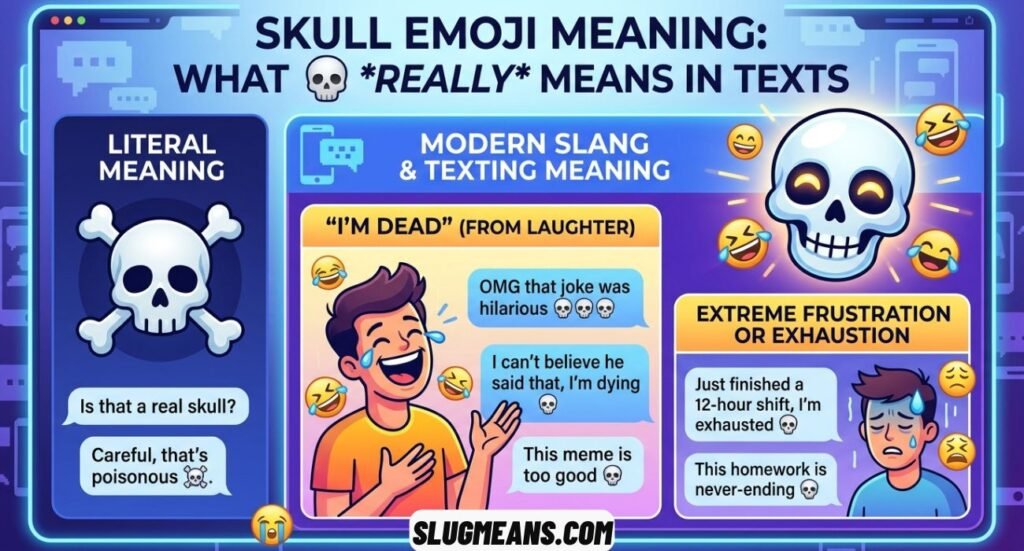 Skull Emoji Meaning