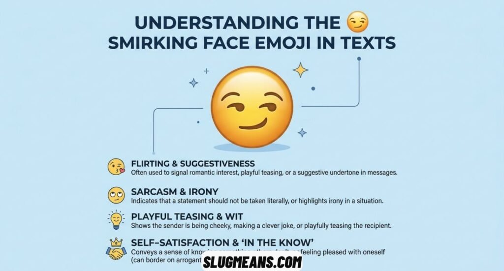 Smirking Face Emoji Meaning