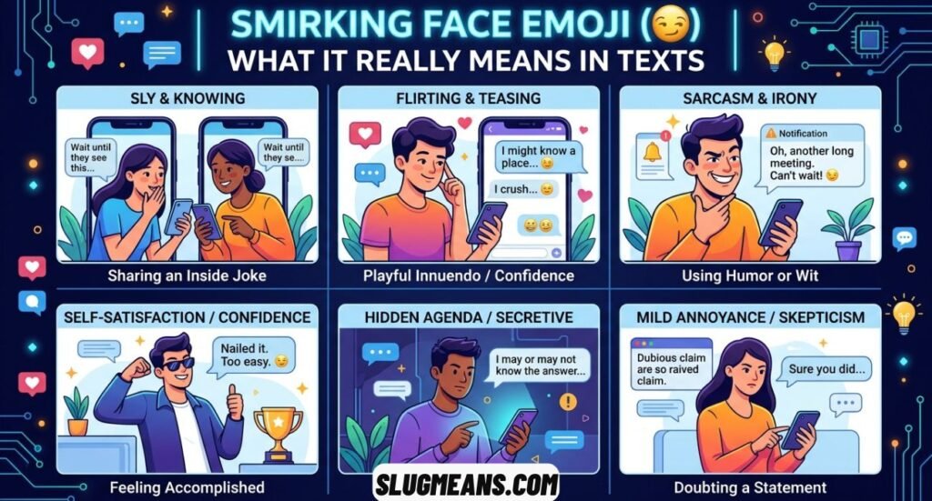 Smirking Face Emoji Meaning