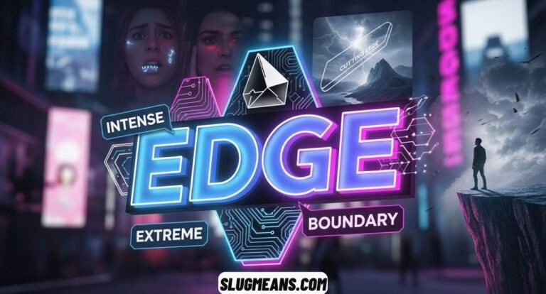 Edge Meaning Slang