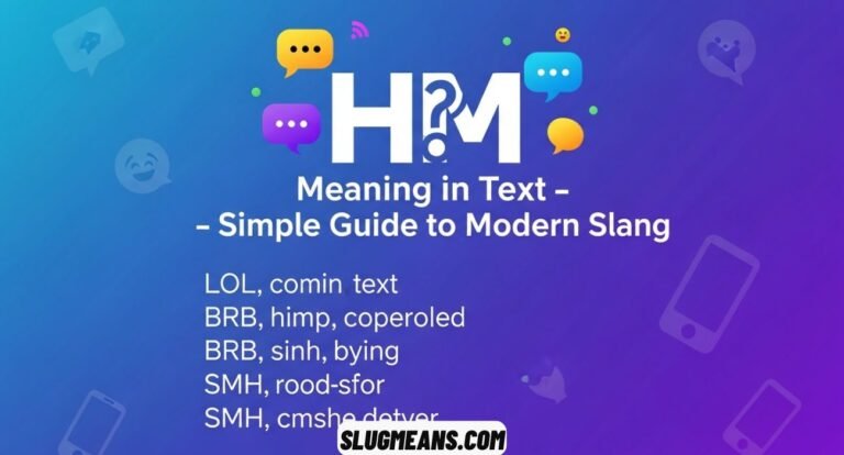 HM Meaning in Text