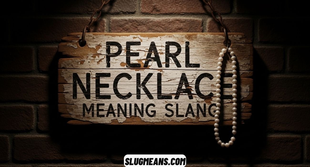 Pearl Necklace Meaning Slang