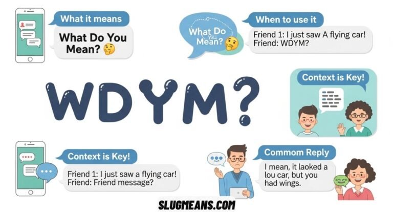 WDYM Meaning in Chat and Social Media
