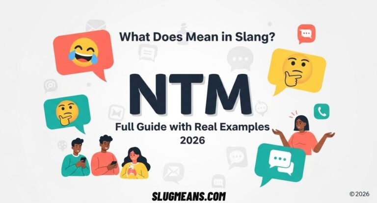What Does NTM Mean in Slang