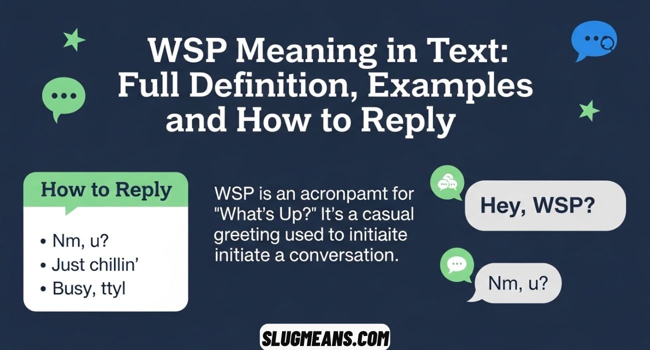 WSP Meaning in Text