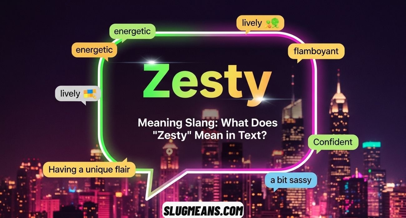 Zesty Meaning Slang