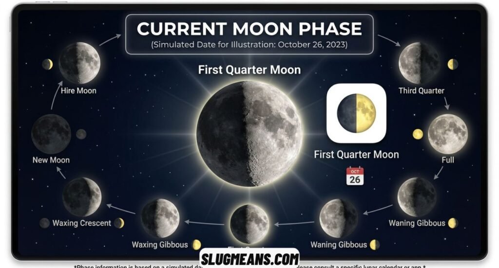 Current Phase of the Moon Emoji