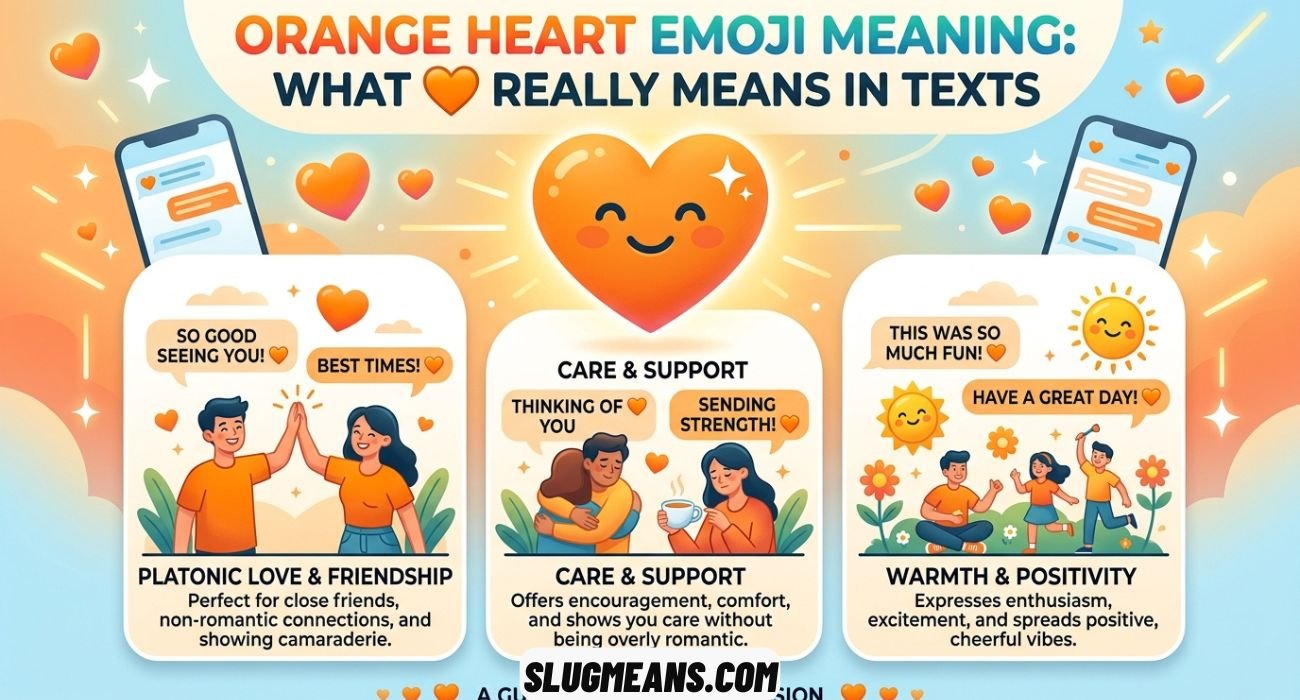 Orange Heart Emoji Meaning